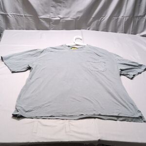 Work n Sport Mens XLT Blue Gray Short Sleeve Pocket T-Shirt Relaxed Fit Tall